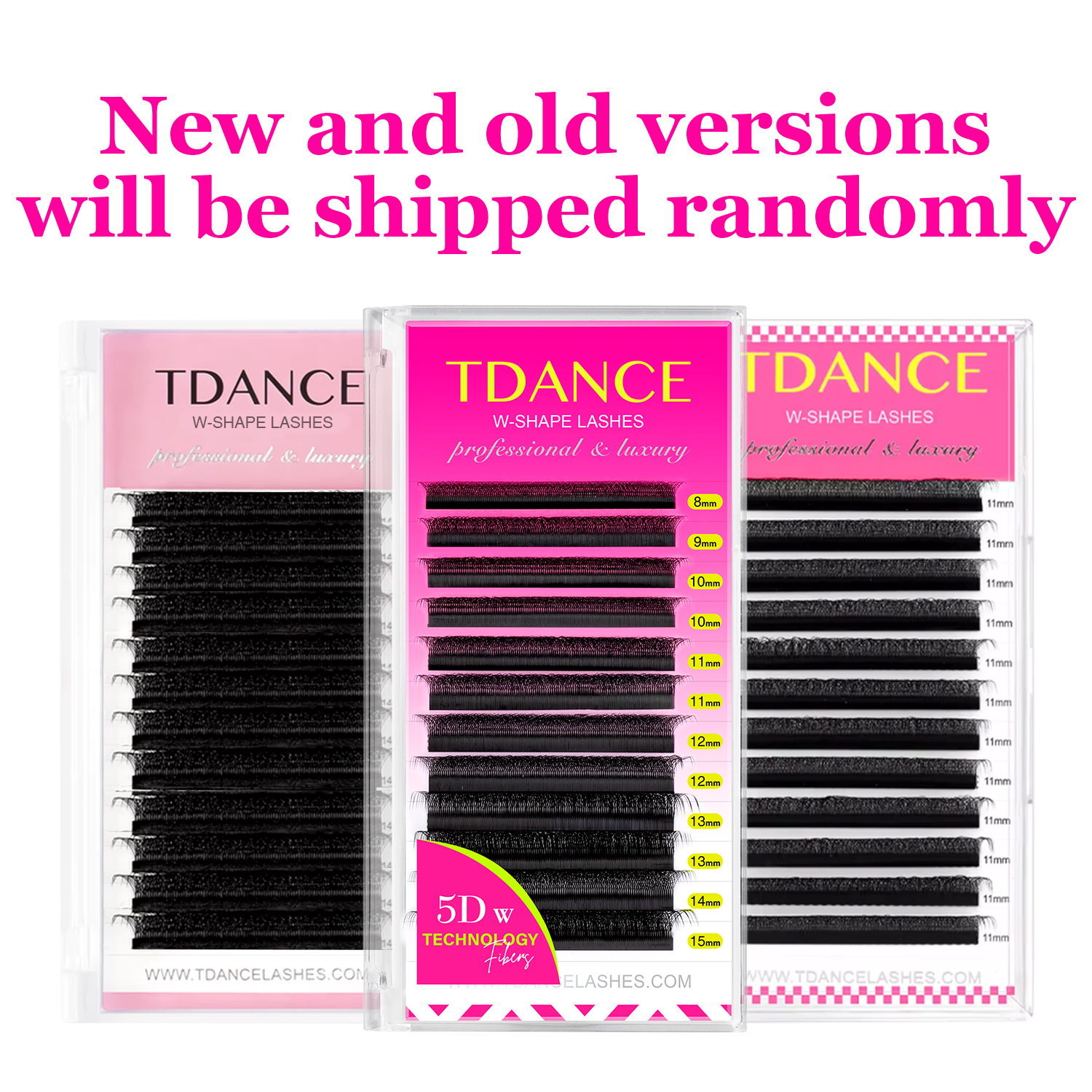 AliExpress TDANCE W-Style Faux Mink Premade Lash Fans, view 2