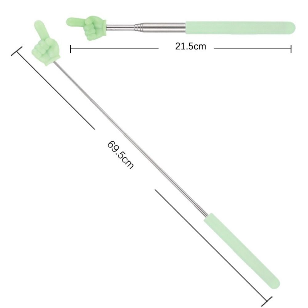 AliExpress Teaching Tools For School Teachers Telescopic Stainless Classroom Point Stick Retractable Presentation Whiteboard Hand Pointer, view 6