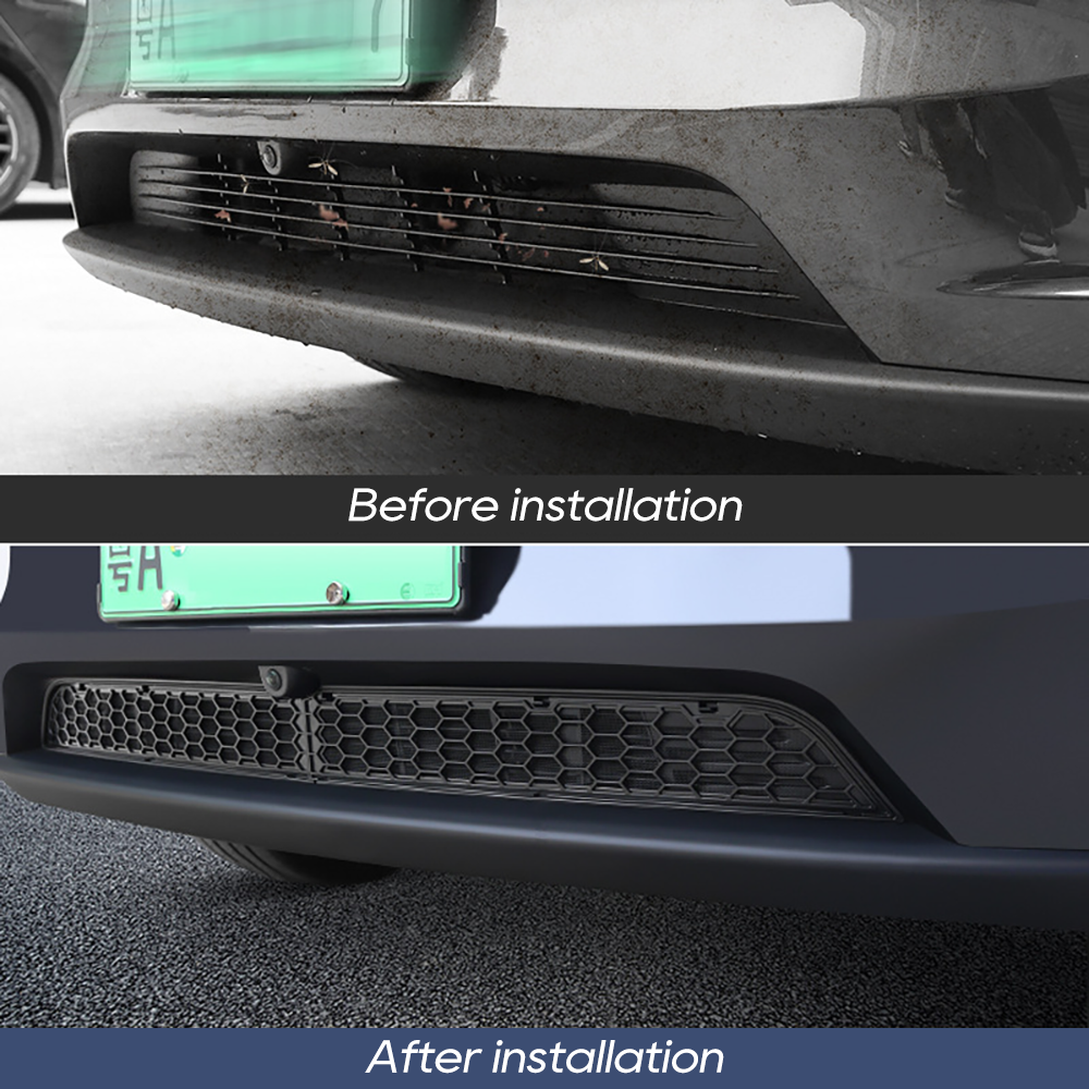 AliExpress TEKSY For Tesla New Model Y YL 2026 Juniper Lower Bumper Anti Insect Net Anti Dust Proof Inner Vent Grille Cover Insect-proof, view 2