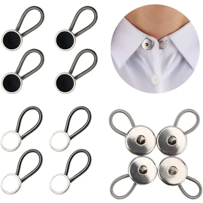 AliExpress Telescopic Waist Extension Button Detachable Button Waist Extension Jeans Button Adjustment Button Seamless Belt Expander, view 5