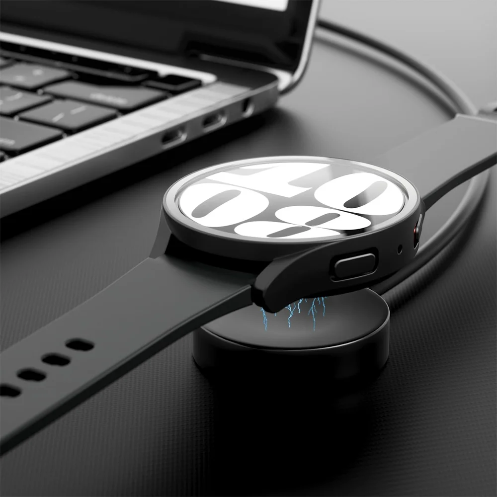 AliExpress Galaxy Watch Tempered Glass Screen Protector with Bumper Case, view 4