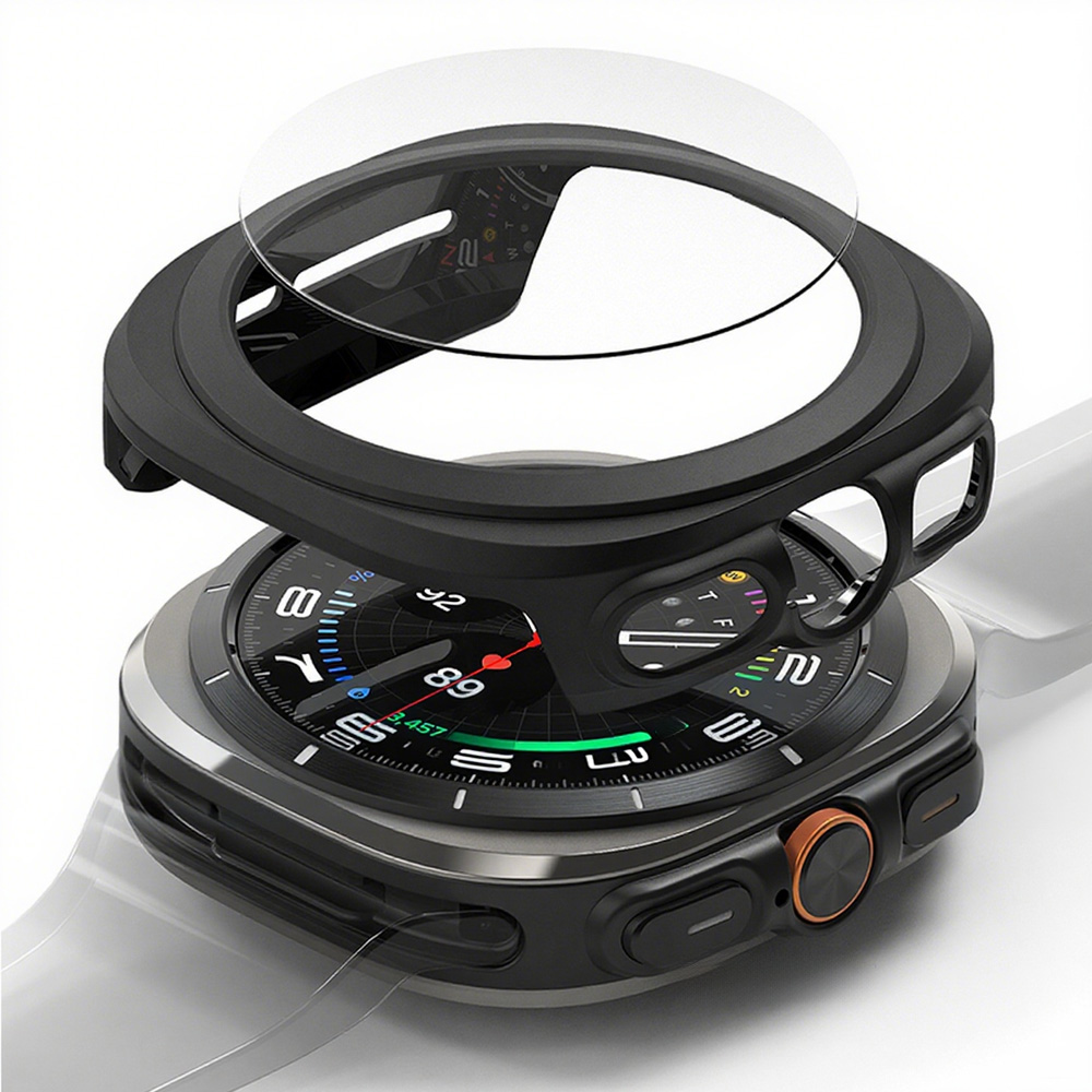 AliExpress Tempered Glass and Bumper Case for Galaxy Watch 8, view 3