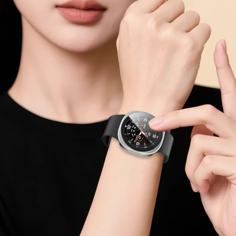AliExpress Tempered Glass and Bumper Case for Galaxy Watch 8, view 4