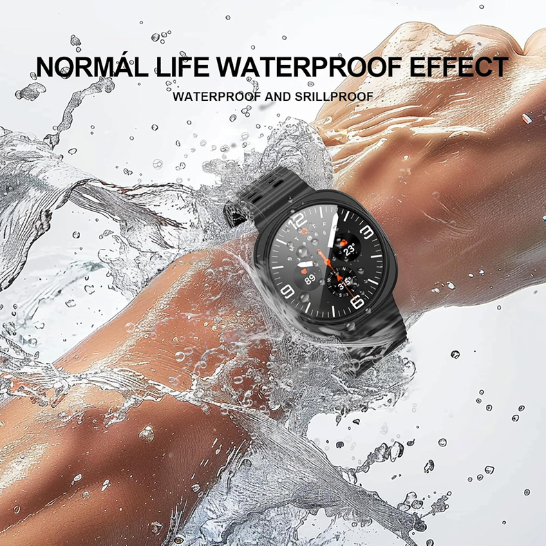 AliExpress Tempered Glass and Bumper Case for Galaxy Watch 8, view 5