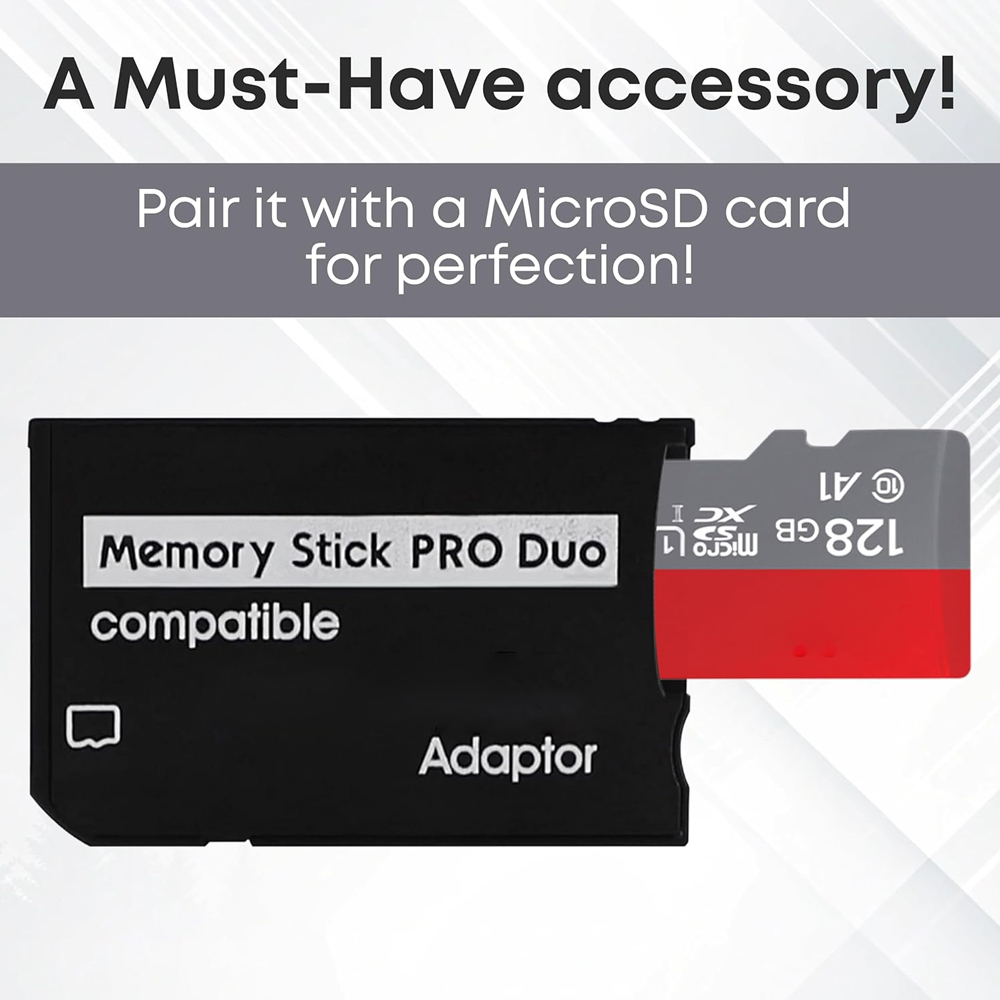 AliExpress TF to MS Memory Stick Pro Duo Adapter Card Reader for PSP SD Card Converter for Sony PSP1000 2000 3000 Gaming Accessories, view 3