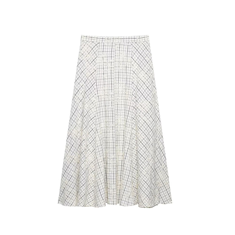 AliExpress TFAFXY 2026 Summer Bow Plaid Embroidered Blouse Women Sets A-line Midi Long Skirt Suits Y2K, view 5