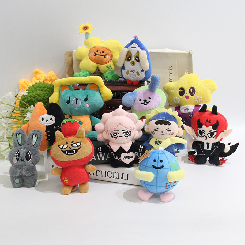 AliExpress Thailand GMMTV CP Plush Keychain Cartoon Cute Filling PP Cotton Pendant JAIDEE BABII WIN ForceBook AouBoom Fans Birthday Gift