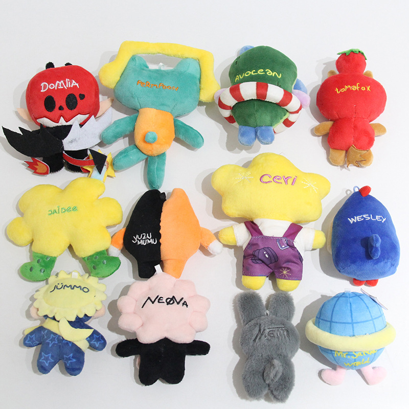 AliExpress Thailand GMMTV CP Plush Keychain Cartoon Cute Filling PP Cotton Pendant JAIDEE BABII WIN ForceBook AouBoom Fans Birthday Gift, view 2