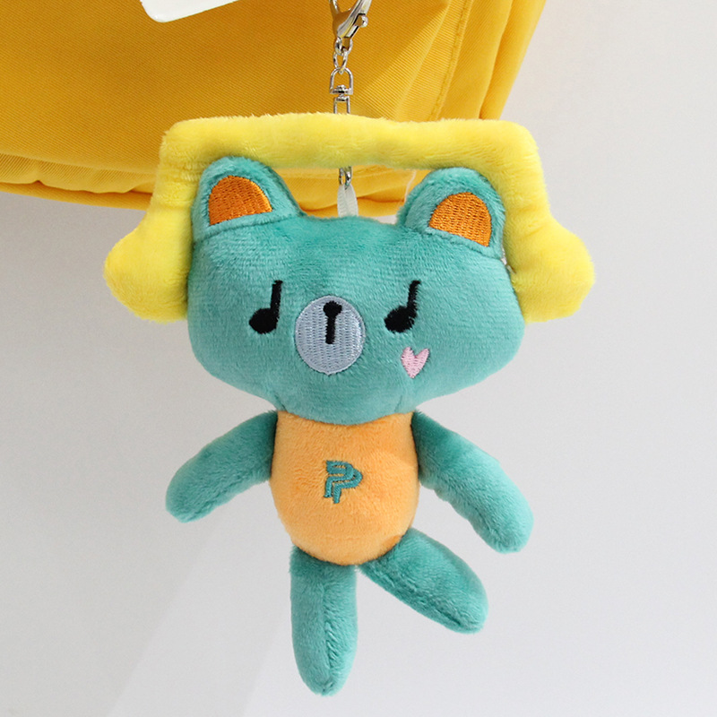 AliExpress Thailand GMMTV CP Plush Keychain Cartoon Cute Filling PP Cotton Pendant JAIDEE BABII WIN ForceBook AouBoom Fans Birthday Gift, view 6