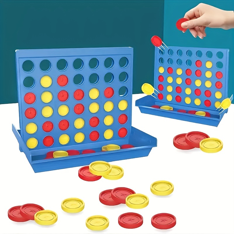 AliExpress The Classic Game Of Connect 4  Game For 2 Players; Connect 4 Grid Get 4 In A Row Game For Kids Ages 6 And Up Backyard Games For, view 3