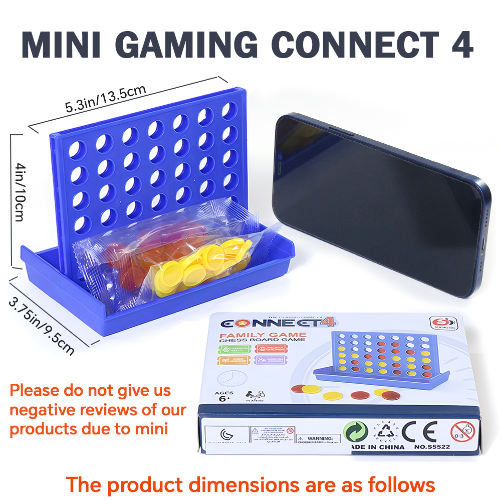 AliExpress The Classic Game Of Connect 4  Game For 2 Players; Connect 4 Grid Get 4 In A Row Game For Kids Ages 6 And Up Backyard Games For, view 4