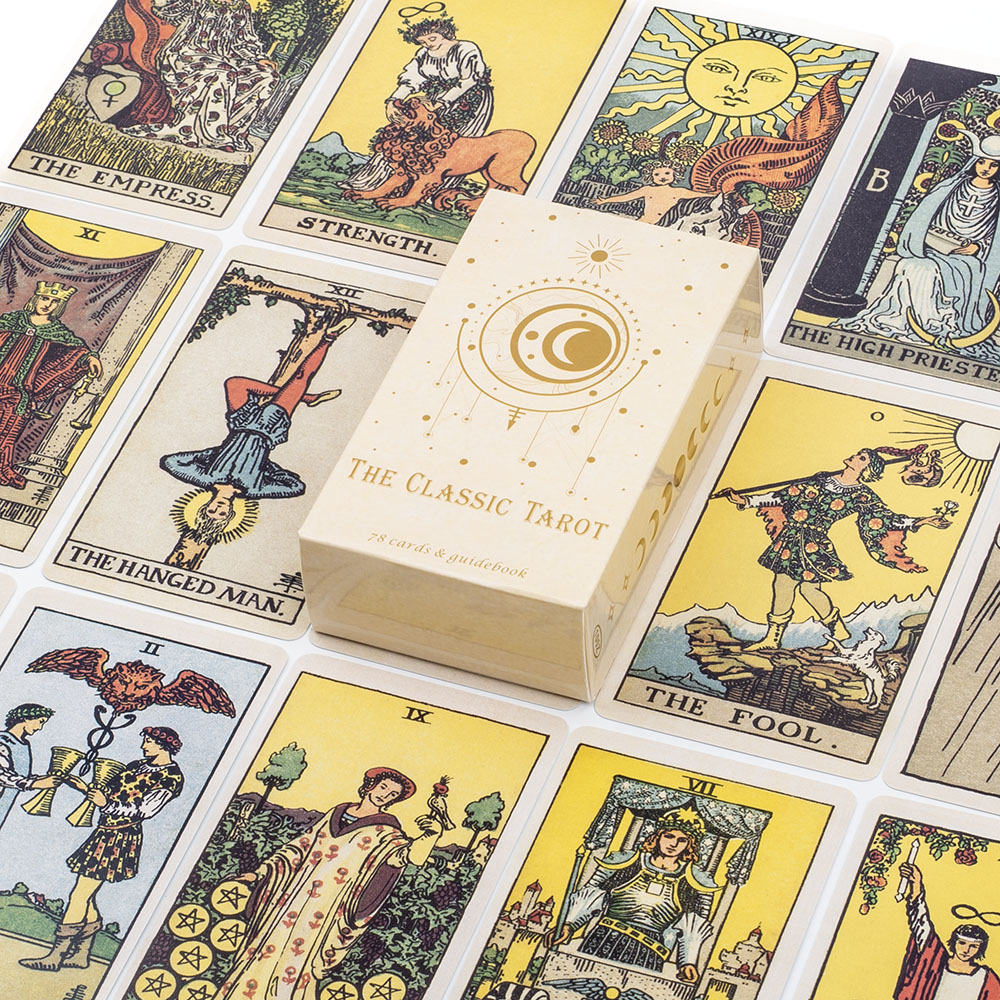AliExpress The Classic Tarot Cards Deck 78Pcs For Easy Beginners Fate Fortune Telling Party Tabletop Board Game Toy, view 2