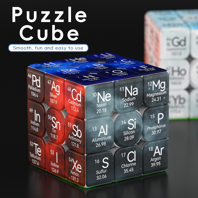 AliExpress The Periodic Table Cuberspeed ZIINA STAR 3x3 Speed Cube Puzzle Magic Cube 3x3x3 Puzzle