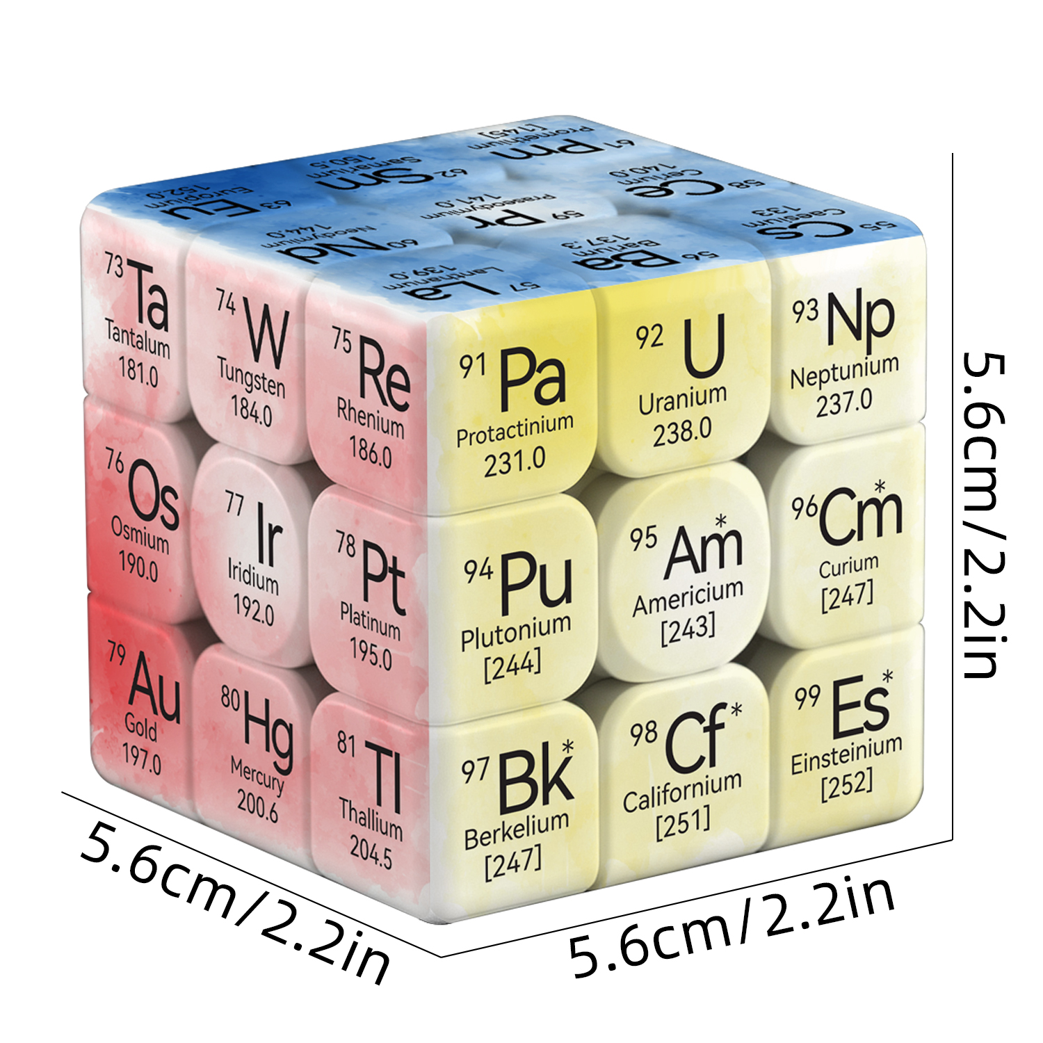 AliExpress The Periodic Table Cuberspeed ZIINA STAR 3x3 Speed Cube Puzzle Magic Cube 3x3x3 Puzzle, view 6