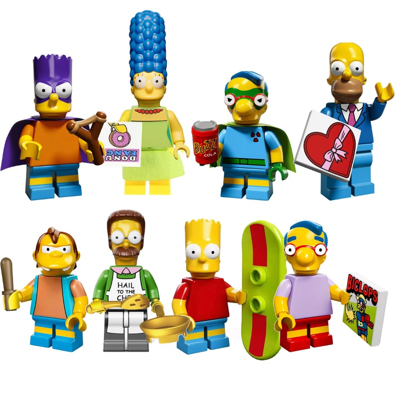 AliExpress The Simpsons Family Mini Model Figures Assemble Action Bros Figures Collection, view 6
