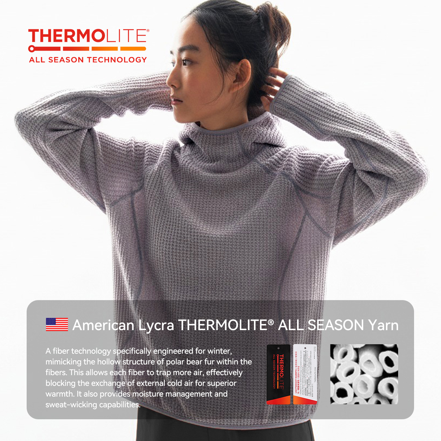 AliExpress Thermolite® Hooded Sweatshirt: 2025 Winter Lightweight & Warm Hoodie Unisex Solid Color Thickened Hoodie for Autumn and Winter, view 4