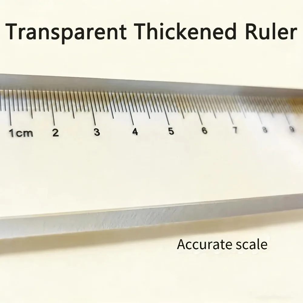 AliExpress 50 cm Acrylic Paperweight Ruler with Cutting Grid, view 6