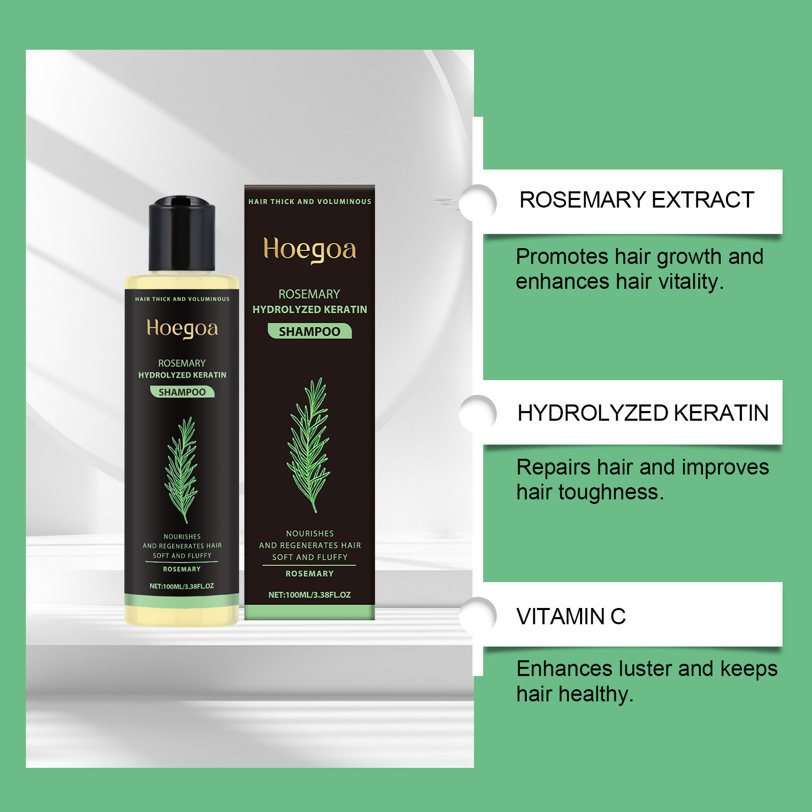 AliExpress Rosemary Thickening Shampoo, view 4