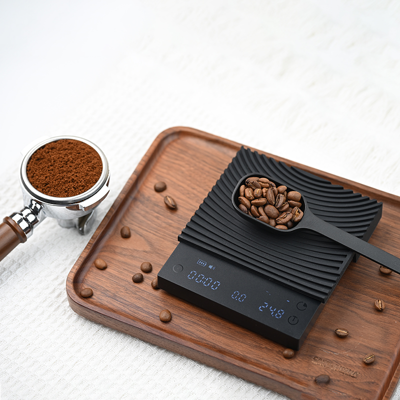 AliExpress TIMEMORE Basic 3 Black Mirror Pour Over Coffee Scale Espresso Scale,Flow Rate, Auto Timer,Ratio, 3 Brewing Modes, 2kg Capacity, view 3