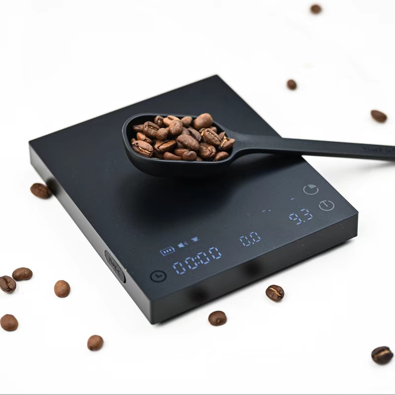 AliExpress TIMEMORE Basic 3 Black Mirror Pour Over Coffee Scale Espresso Scale,Flow Rate, Auto Timer,Ratio, 3 Brewing Modes, 2kg Capacity, view 4