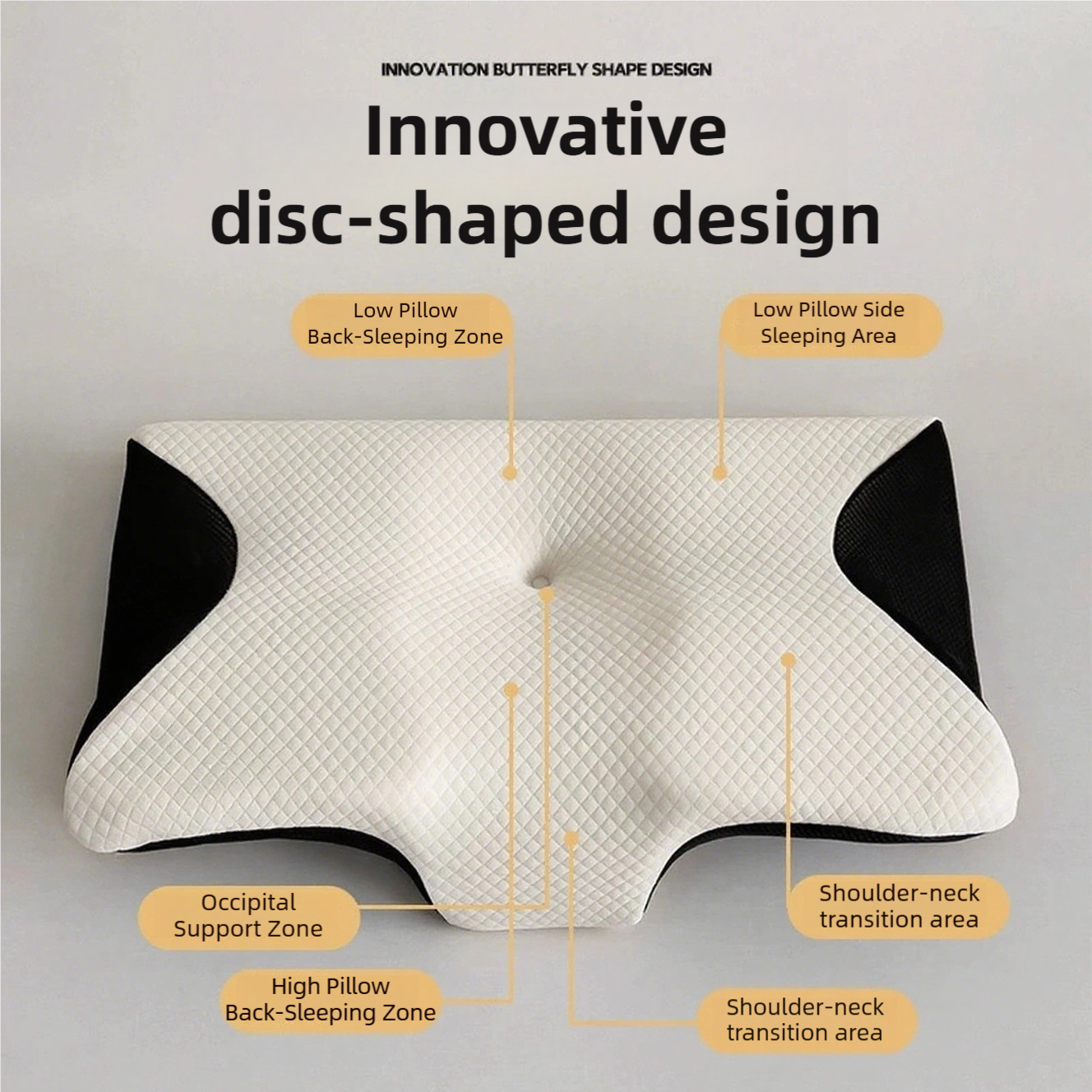 AliExpress Tinsol Memory Foam Cervical Support Pillow, view 5