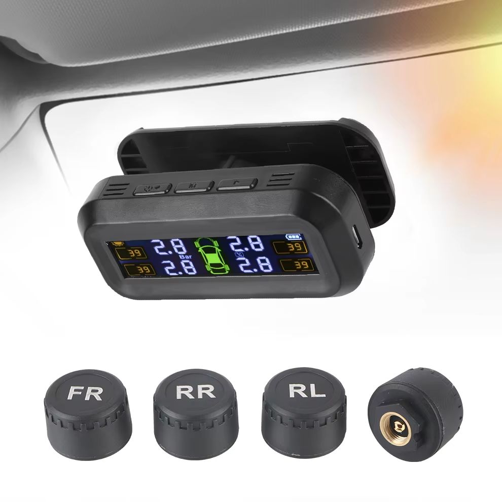 AliExpress Solar TPMS Tire Pressure Monitor with Sensors