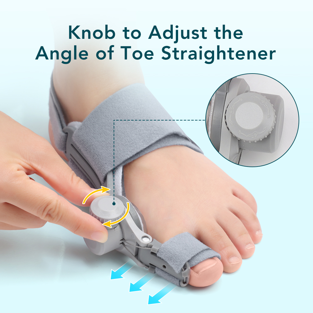 AliExpress Toe Adjuster Orthotics Bone Thumb Adjustable Hammer Protector Hallux Valgus Adjuster Bunion Adjuster Orthopedic Tool Care, view 3