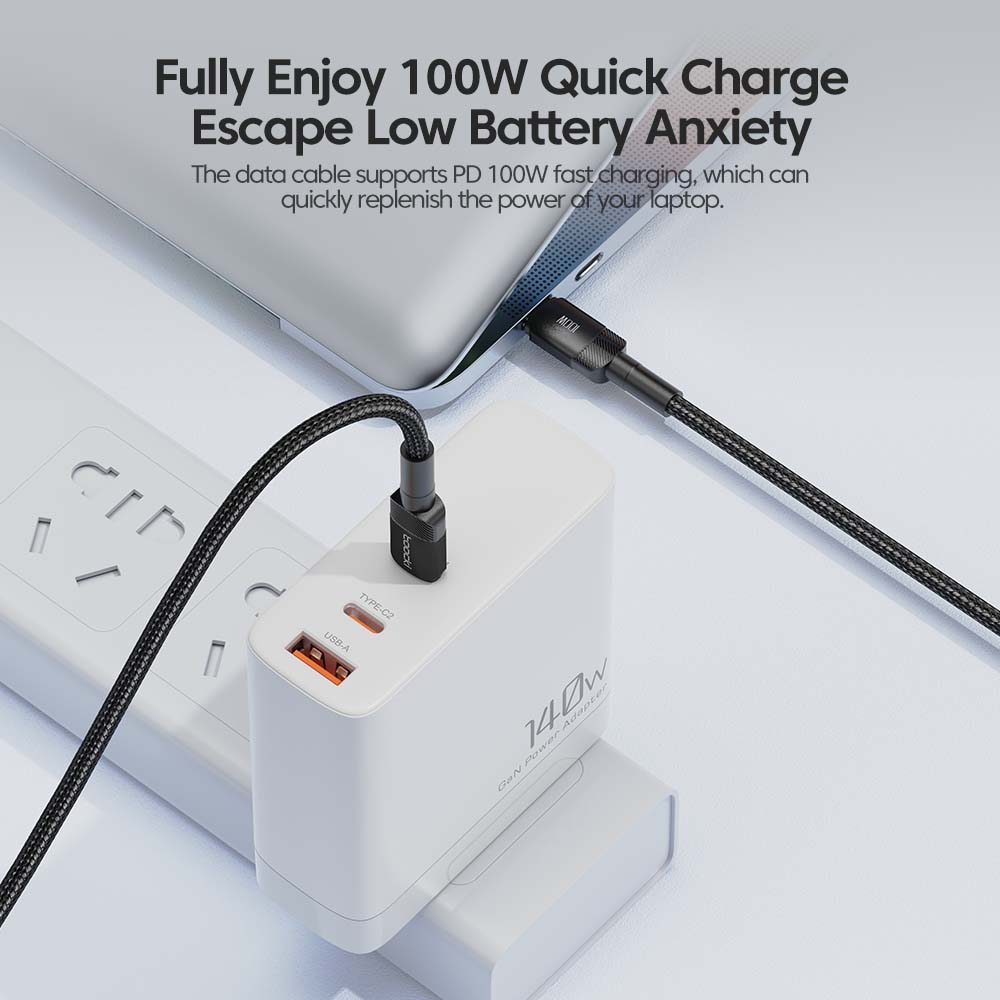 AliExpress Toocki 100W USB-C to USB-C Cable, view 2