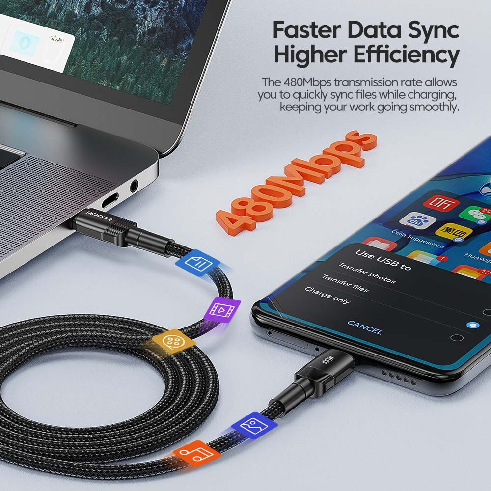 AliExpress Toocki 100W USB-C to USB-C Cable, view 4