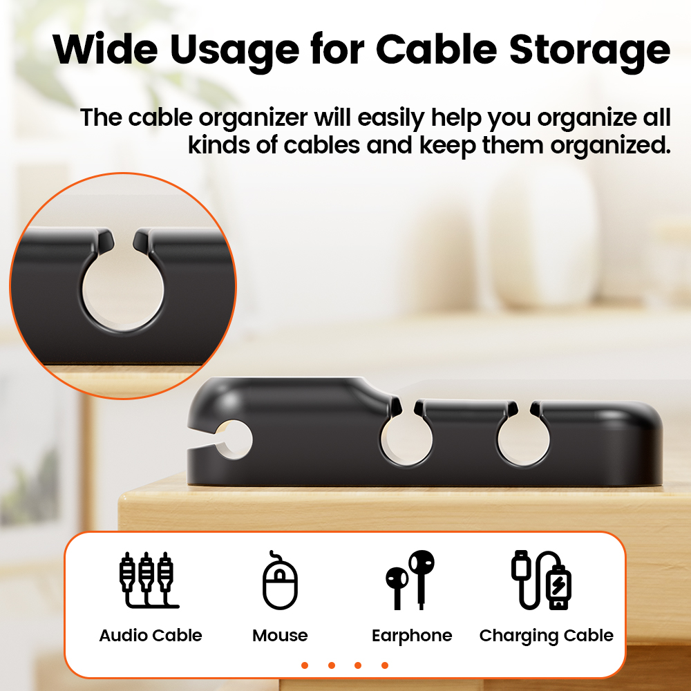 AliExpress Toocki Flexible Cable Winder Organizer, view 4