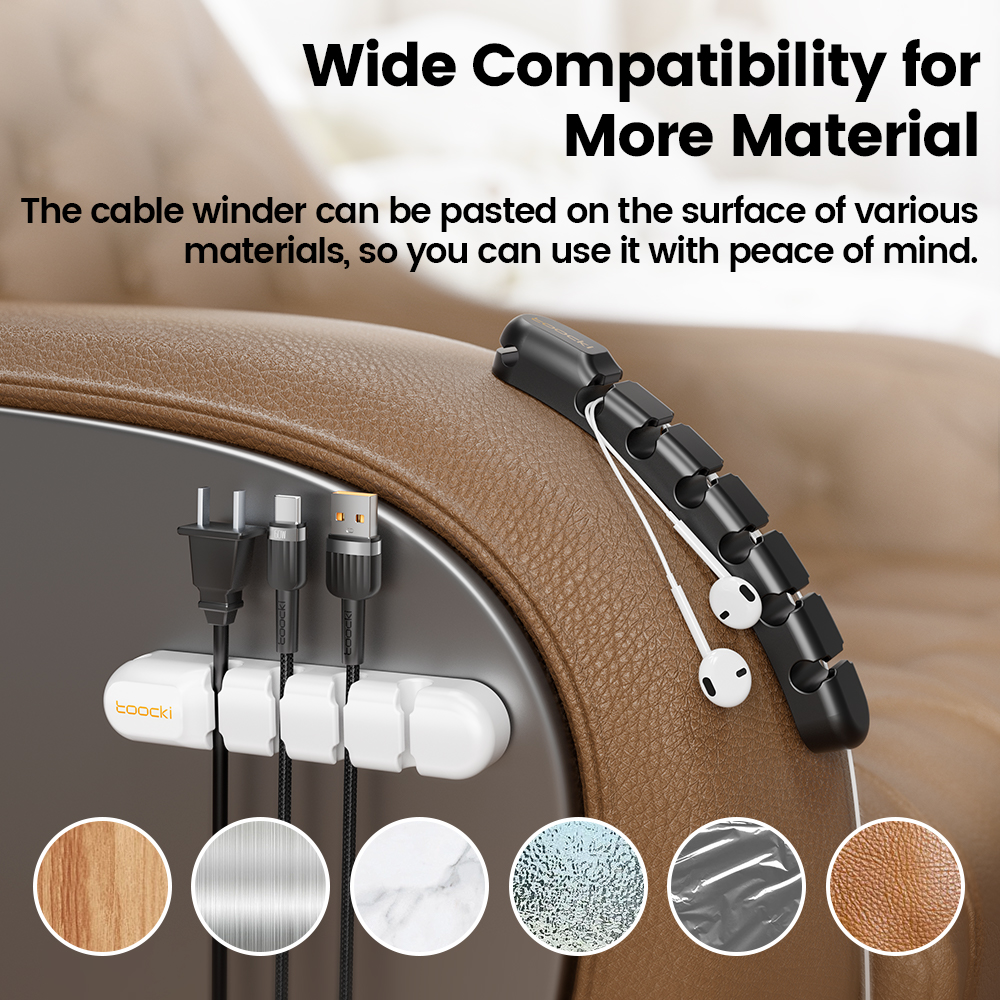 AliExpress Toocki Flexible Cable Winder Organizer, view 5