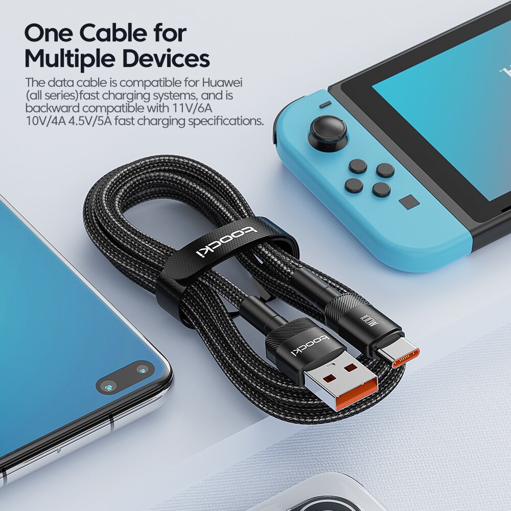 AliExpress Toocki USB-C Fast Charging Cable, view 2