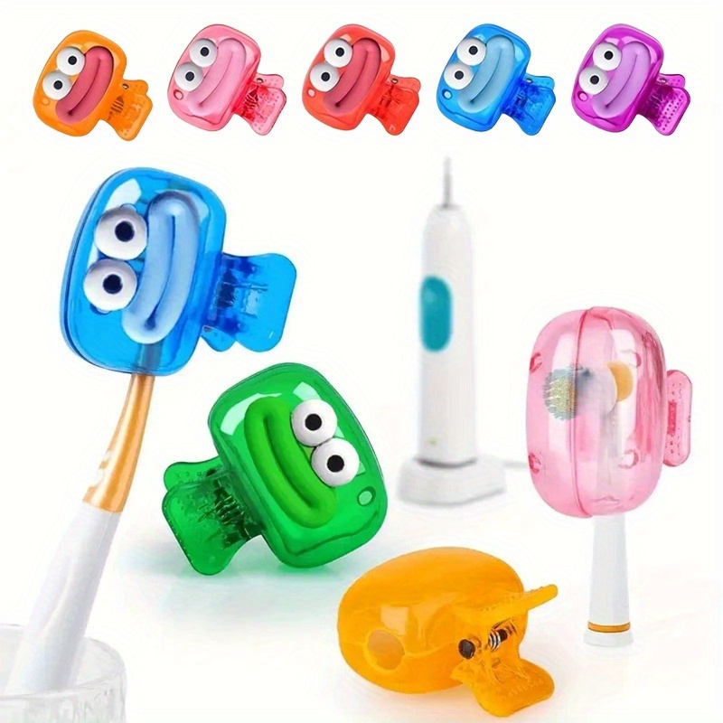 AliExpress Portable Toothbrush Head Covers with Clips, view 2