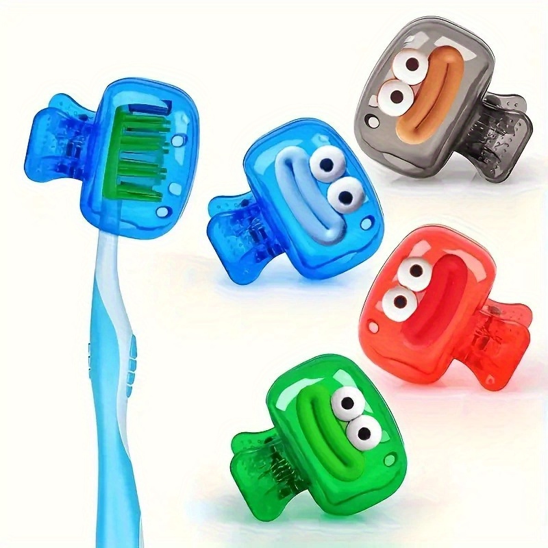 AliExpress Portable Toothbrush Head Covers with Clips, view 3