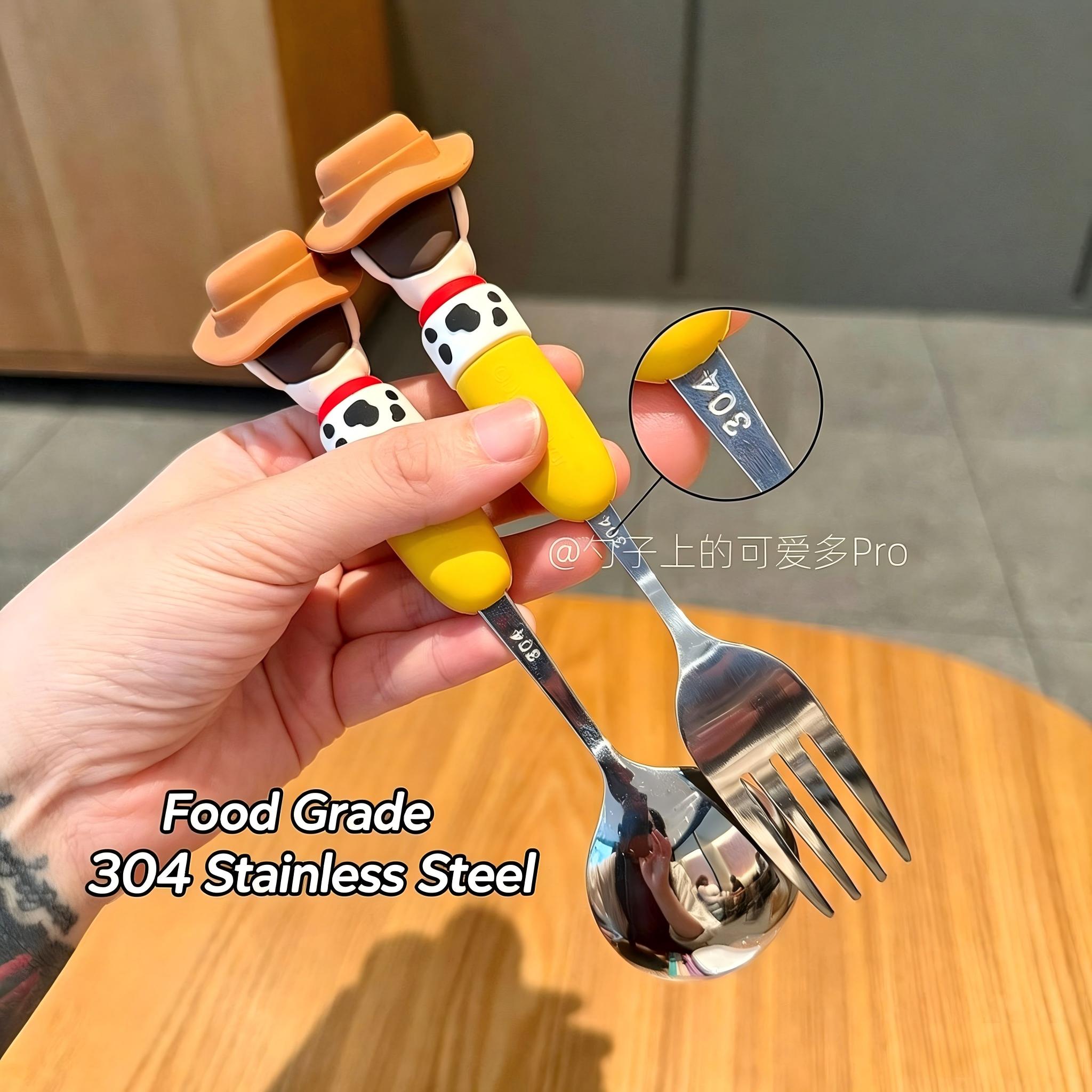 AliExpress Toy Story 5 Spoon Fork Cutlery Set Woody Buzz Lightyear Jessie Forky Alien Cartoon Character Birthday Christmas Gift For Fans, view 6