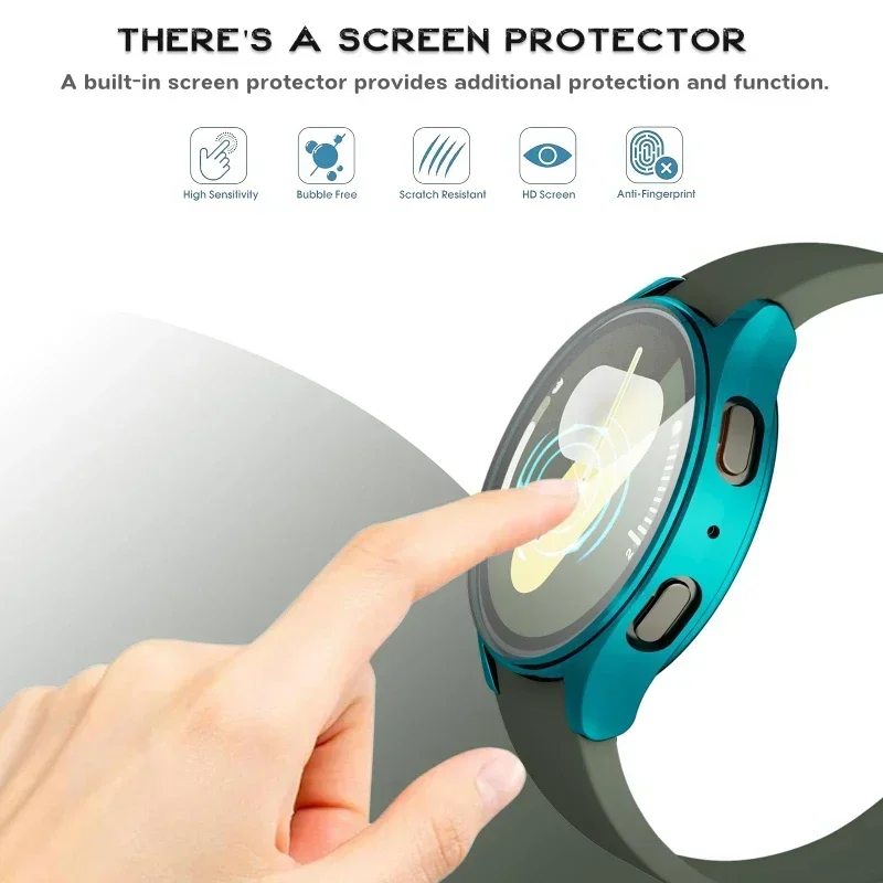 AliExpress TPU Bumper Case for Samsung Galaxy Watch with Screen Protector, view 4