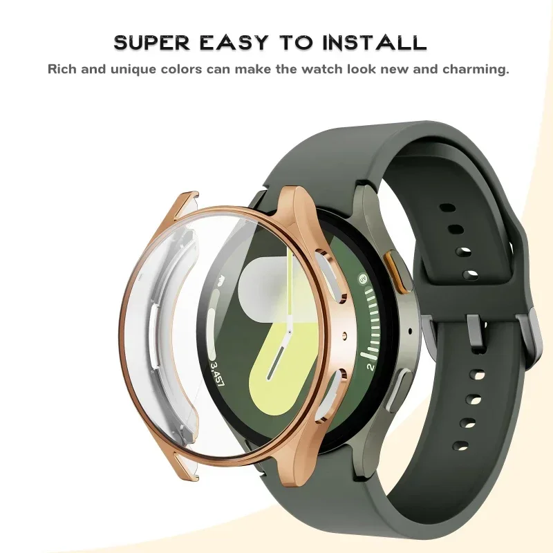AliExpress TPU Bumper Case for Samsung Galaxy Watch with Screen Protector, view 6