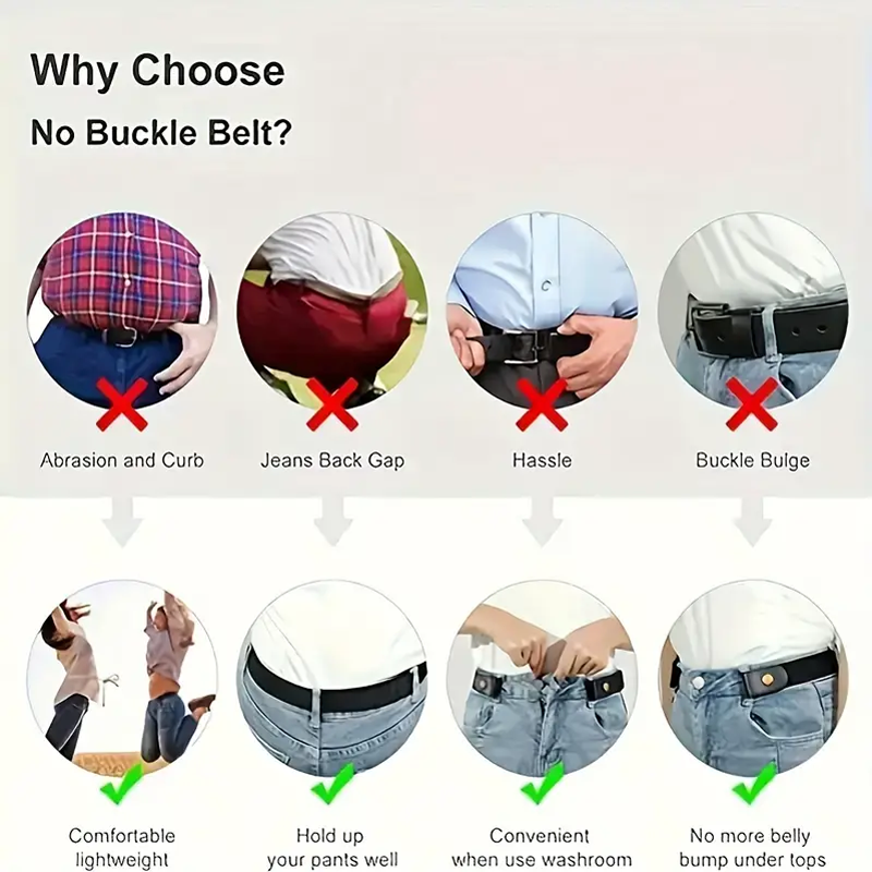 AliExpress Invisible Elastic Belt for Jeans and Pants, view 4