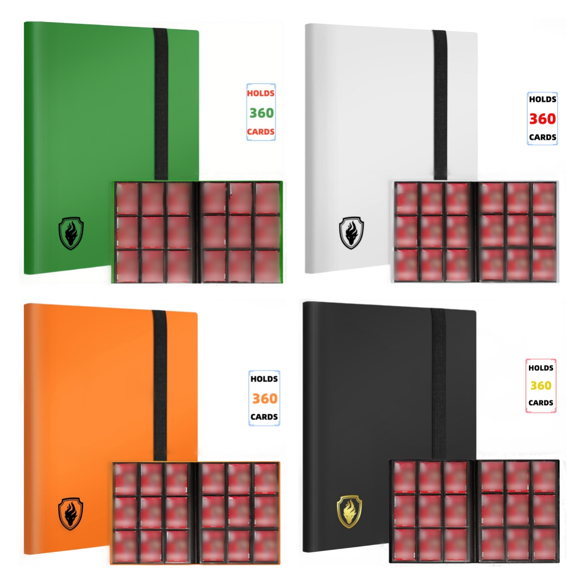AliExpress Trading Card Binder, 9 Pockets Card Album Folder, 360 Side Loading Pocket Binder for Yugioh, Sport and Other TCG, view 4