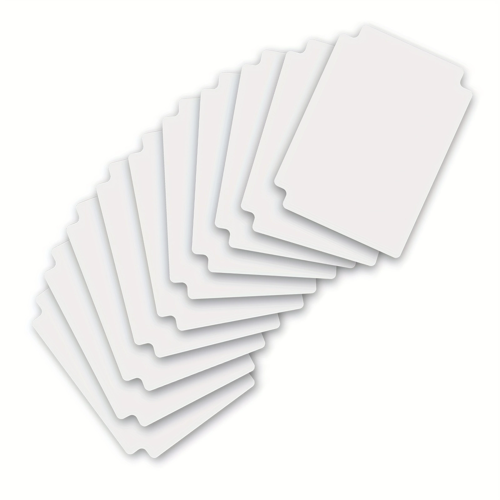 AliExpress Trading Card Dividers for Storage Box, Single Color Card Dividers, 10/50 Pcs Separator with Tabs, Fits for TCG, 3.76 X 2.75 Inch