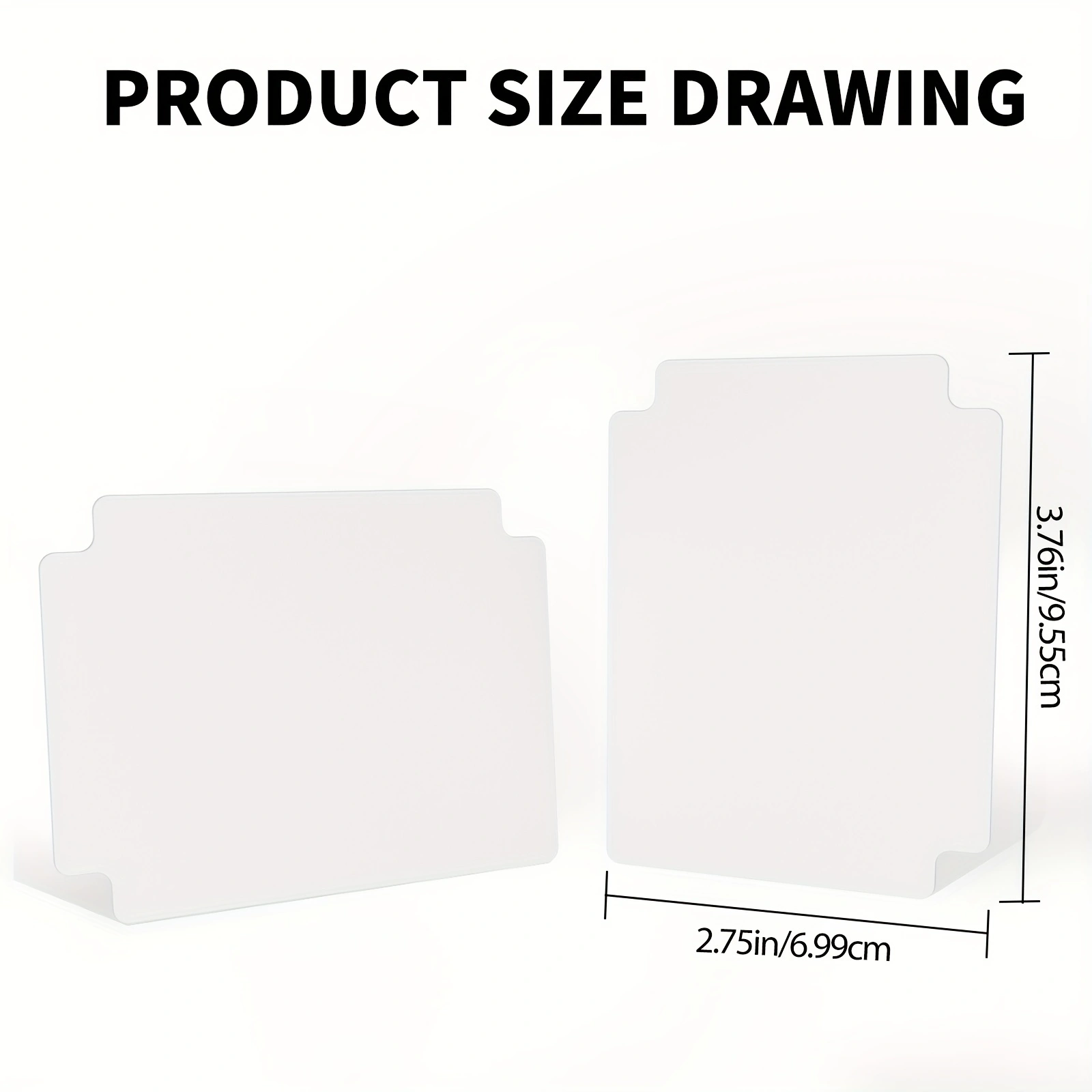 AliExpress Trading Card Dividers for Storage Box, Single Color Card Dividers, 10/50 Pcs Separator with Tabs, Fits for TCG, 3.76 X 2.75 Inch, view 2