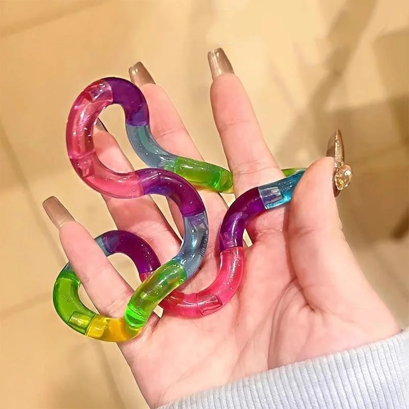 AliExpress Rainbow Twisting Rope Fidget Toy
