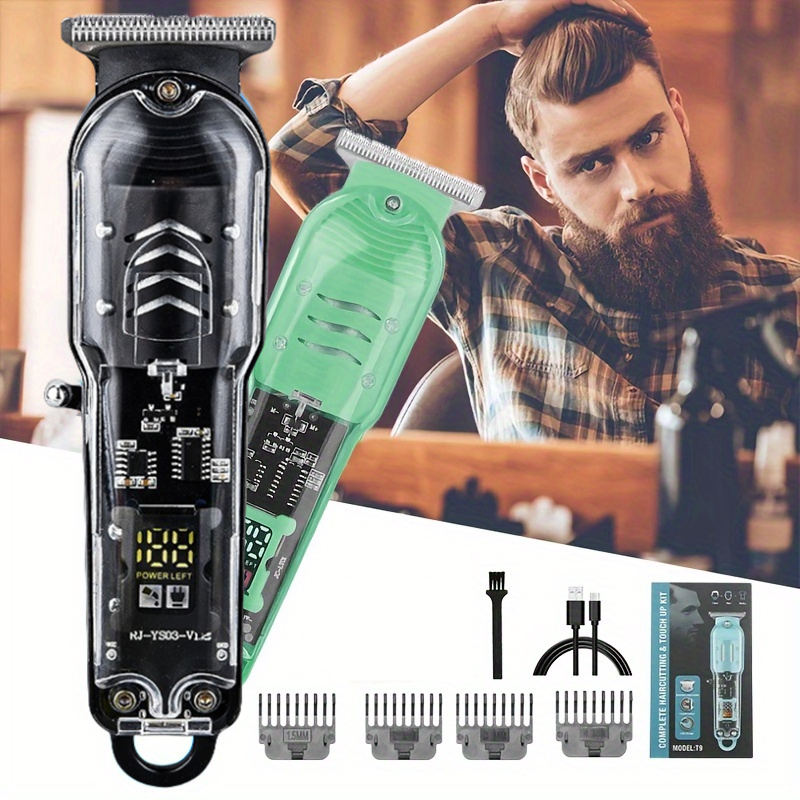 AliExpress Transparent Rechargeable Electric Hair Clipper