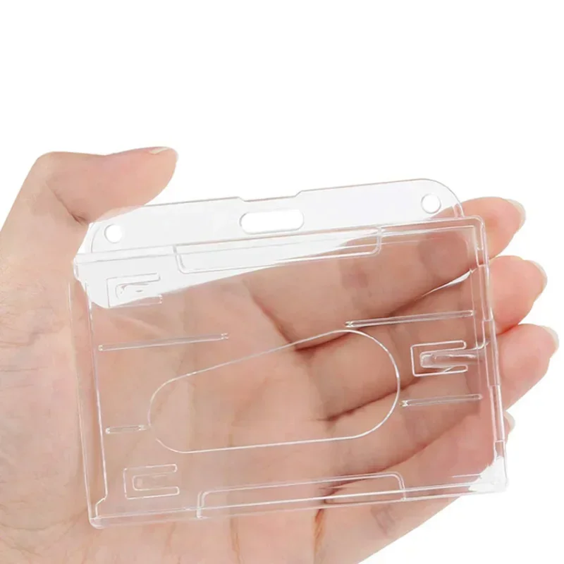AliExpress Clear Multi-Slot ID Badge Holder with Reel, view 4