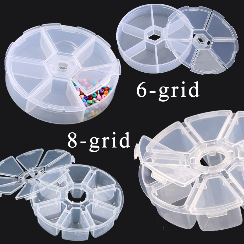 AliExpress Clear Plastic Jewelry Box with Adjustable Compartments, view 3