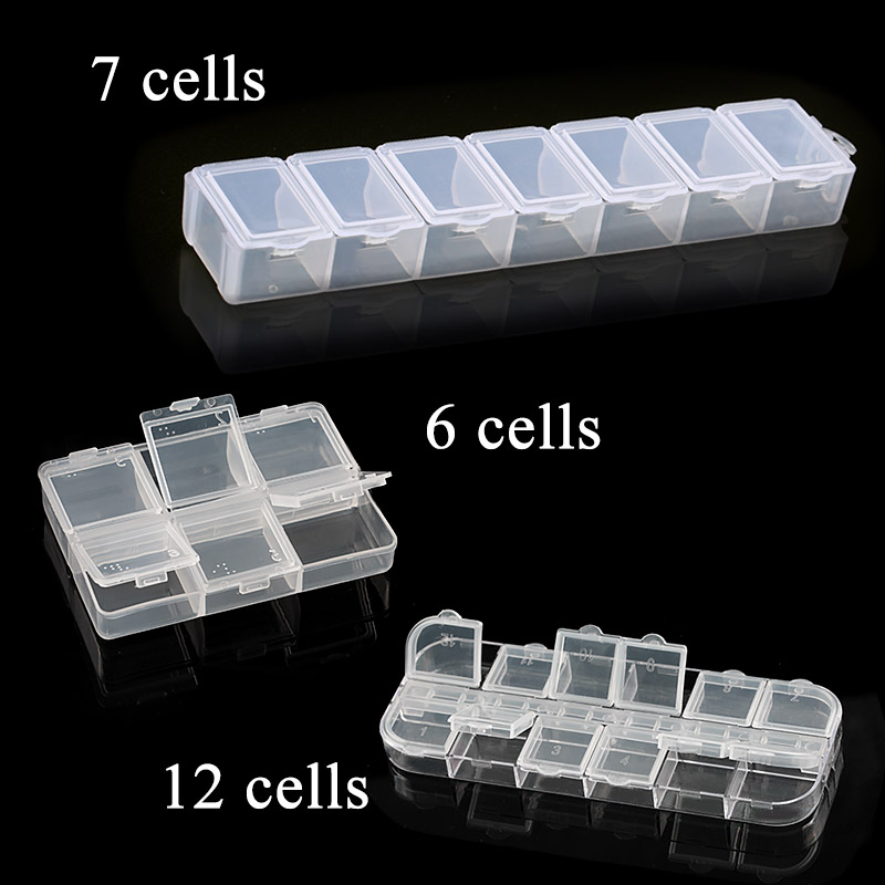 AliExpress Clear Plastic Jewelry Box with Adjustable Compartments, view 4