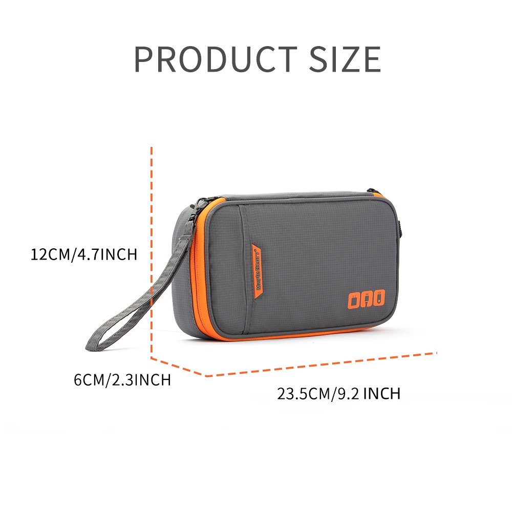 AliExpress Waterproof Travel Cable and Charger Organizer Pouch, view 2