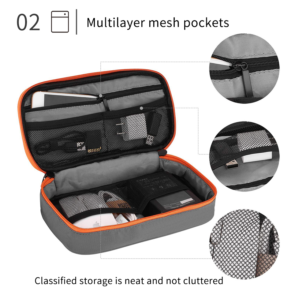 AliExpress Waterproof Travel Cable and Charger Organizer Pouch, view 3
