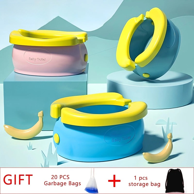 AliExpress Travel Folding Baby Potty, Portable Kids Toilet Urinal, Compact Potty Training Seat, Lightweight Travel Essential for Toddler Bo