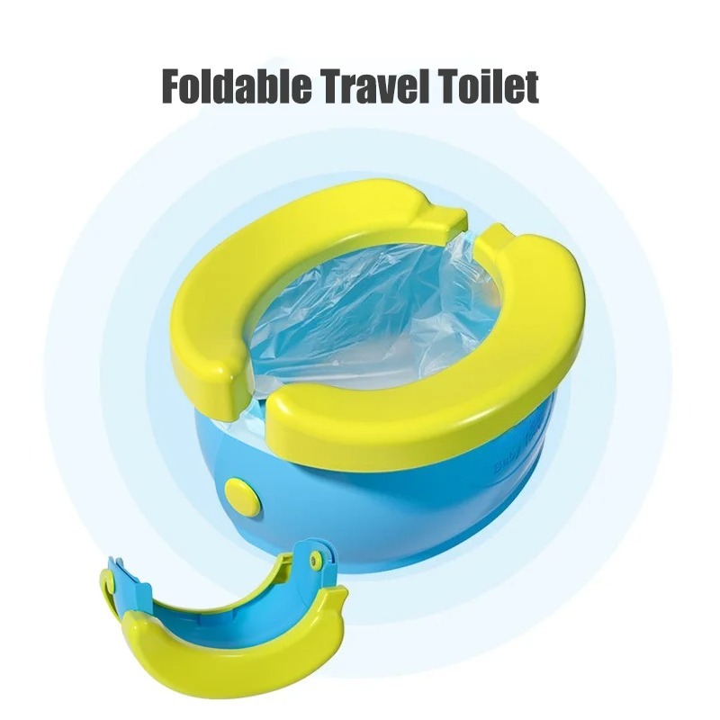 AliExpress Travel Folding Baby Potty, Portable Kids Toilet Urinal, Compact Potty Training Seat, Lightweight Travel Essential for Toddler Bo, view 2
